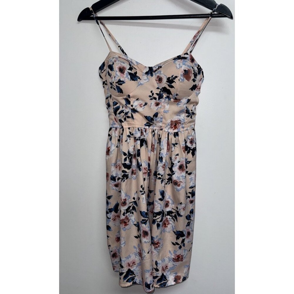 Band Of Gypsies Corset Mini Dress Boho Cottagecore Romantic Soft Girl Floral XS